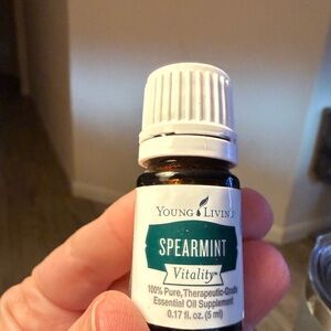 Young Living Spearmint Vitality Oil with Green Label